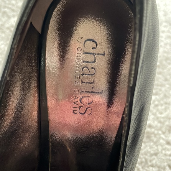 Charles by Charles David Black Leather Platform Pumps - Picture 6 of 6